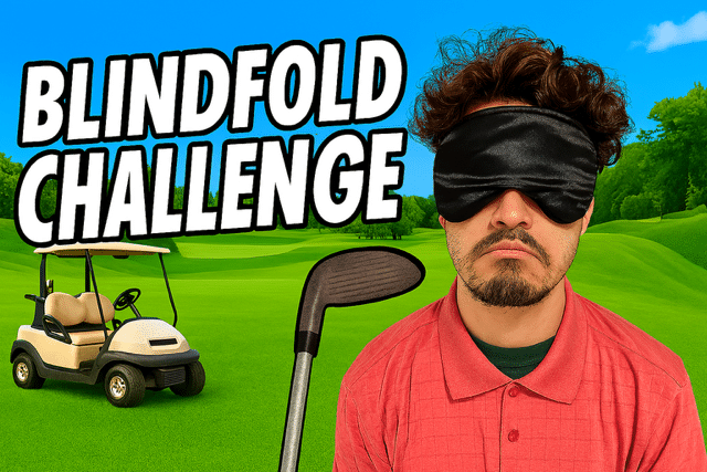 Mulligan Men Golf Blindfold Challenge